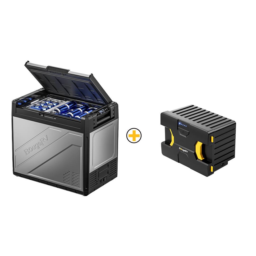 Rocky 12V 81-Quart Dual Zone Electric Cooler