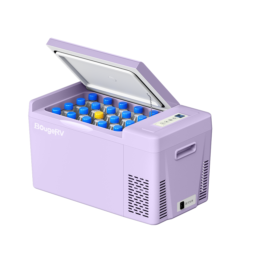 12V 23-Quart Mini Fridge (Purple)