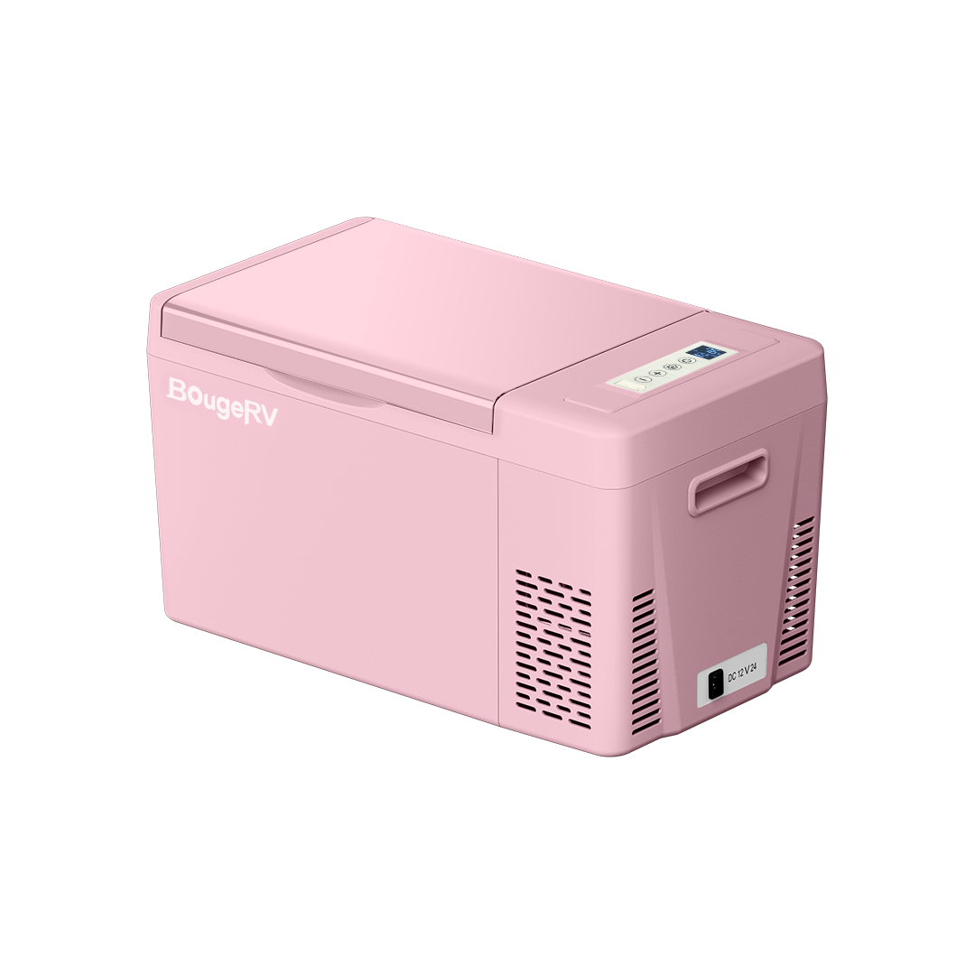 12V 23-Quart Mini Fridge (Pink)