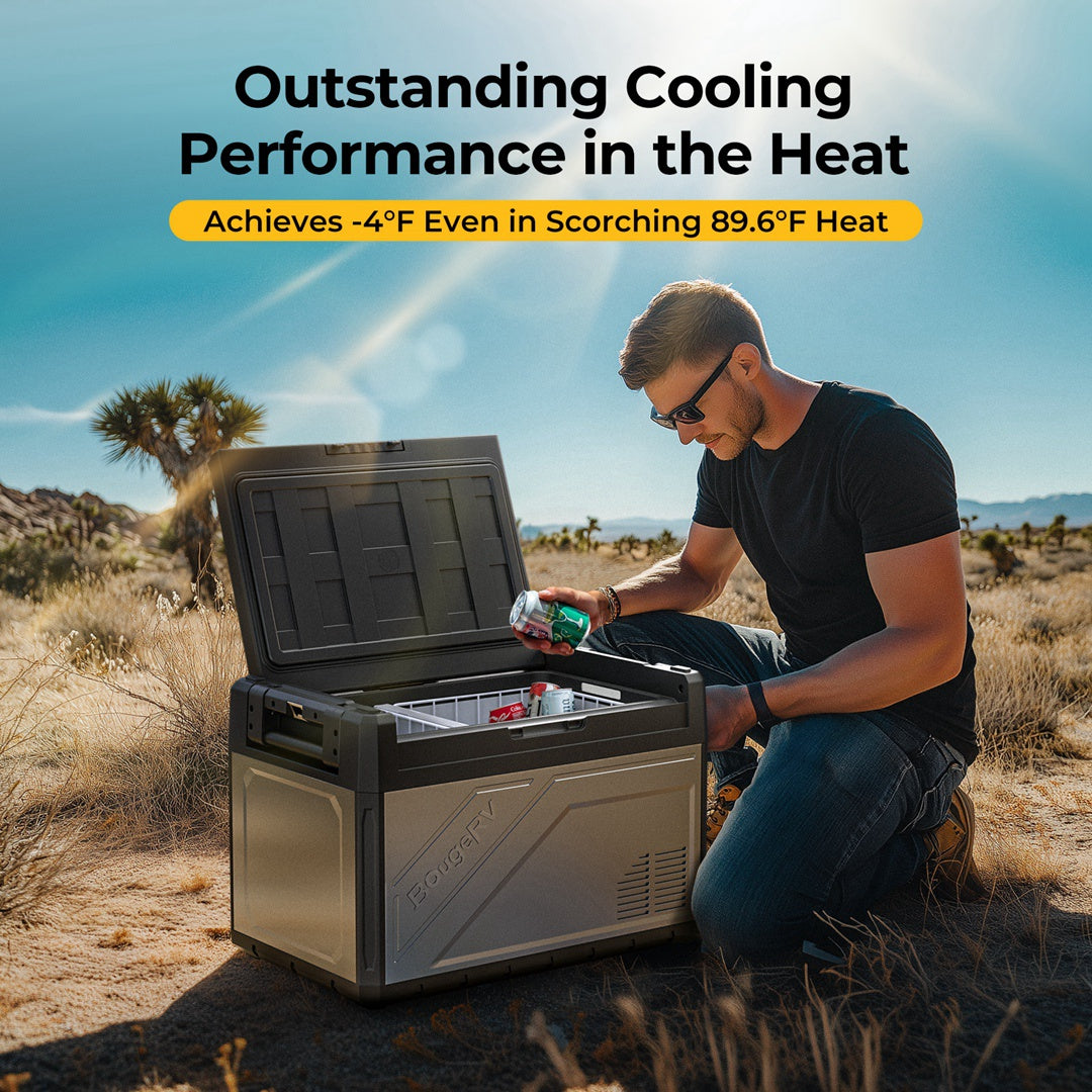 Rocky 12V 41-Quart Dual Zone Electric Cooler