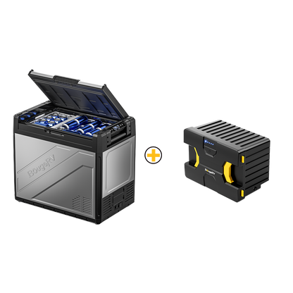 Rocky 12V 81-Quart Dual Zone Electric Cooler