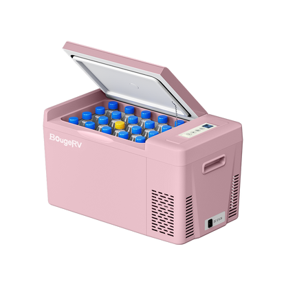 12V 23-Quart Mini Fridge (Pink)