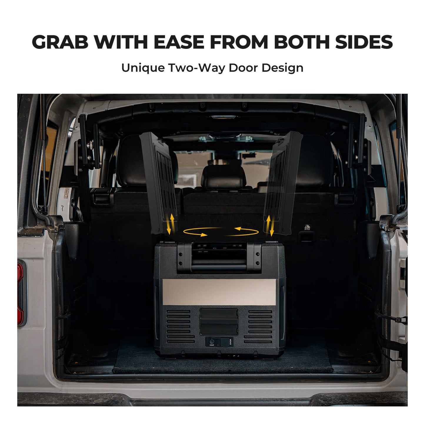 Rocky 12V 55-Quart Dual Zone Portable Fridge