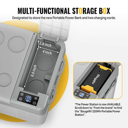 CRPRO30 30L Portable Car Fridge With 220Wh Power Station