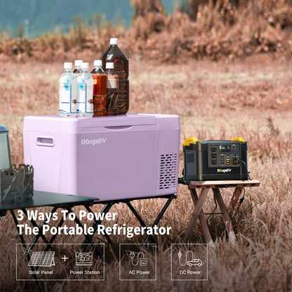 12V 23-Quart Mini Fridge (Purple)