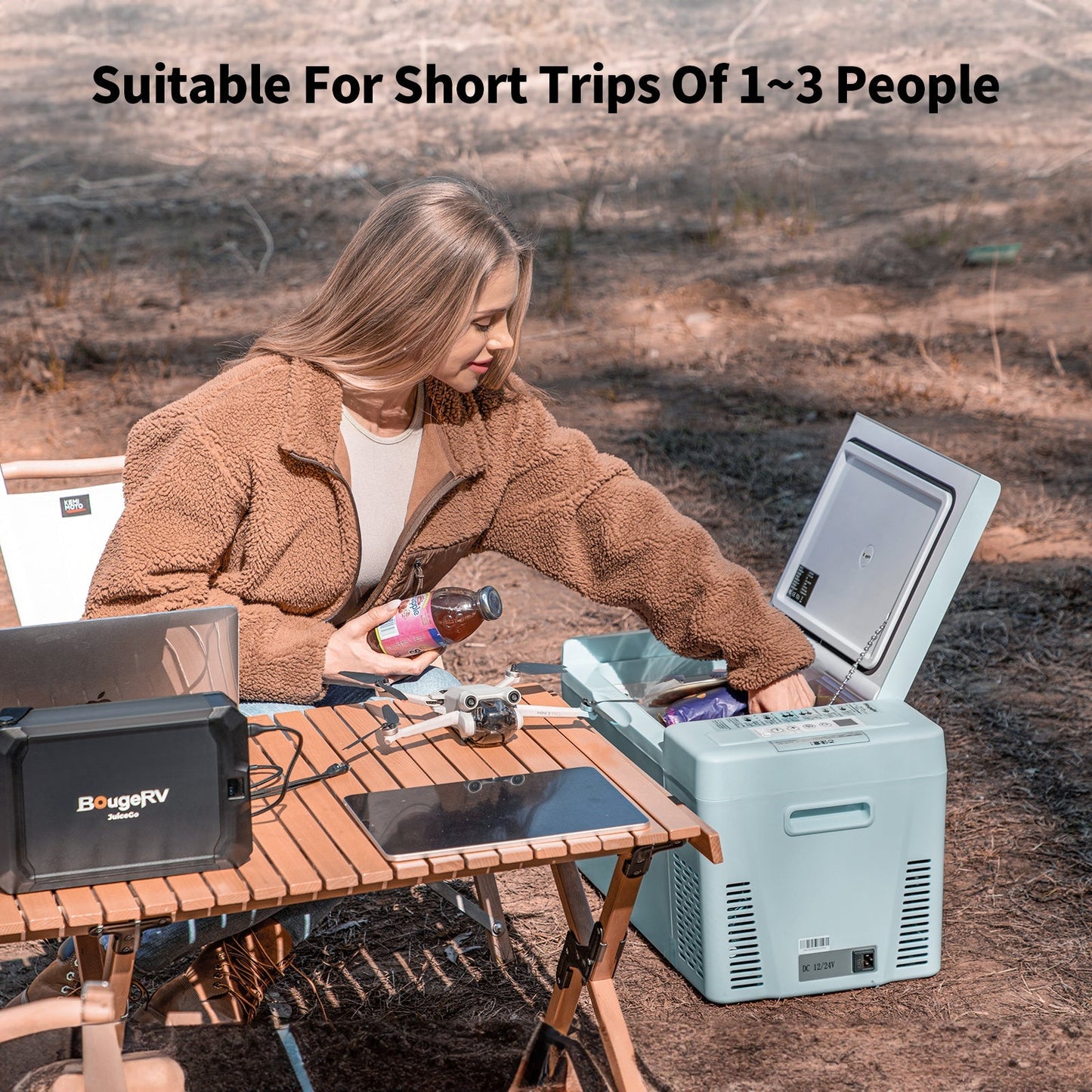 12V 23-Quart Mini Fridge (Mint Green)