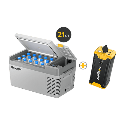 CRPRO20 21 Quart (20L) Car Fridge With 220Wh Power Station