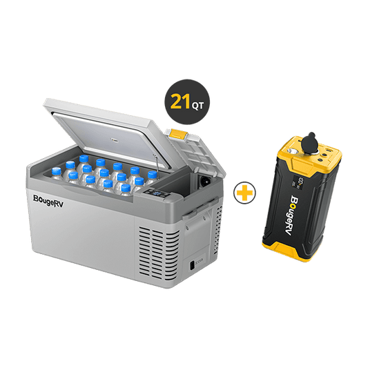 CRPRO20 21 Quart (20L) Car Fridge With 220Wh Power Station