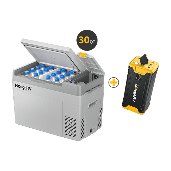 CRPRO30 30L Portable Car Fridge With 220Wh Power Station