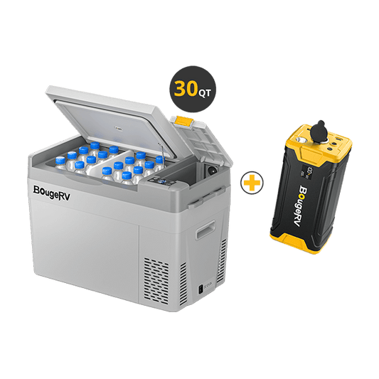 CRPRO30 30L Portable Car Fridge With 220Wh Power Station