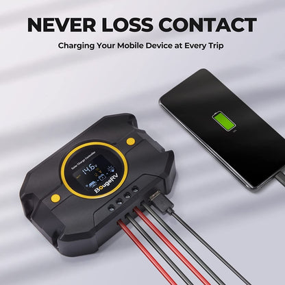 12V/24V Li-ion PWM Solar Charge Controller (Built-in Bluetooth)