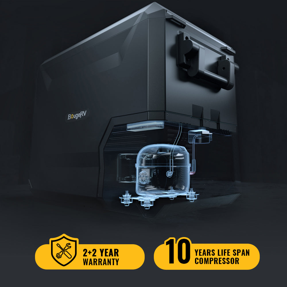 ASPEN30 PRO IceDrive 12V 34 Quart (30L) Dual Zone Fridge with Wheels